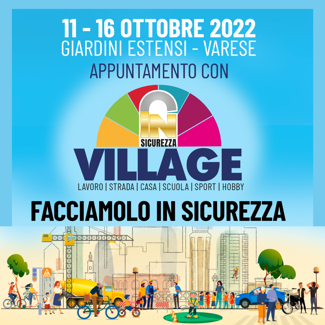 AIME Italia - VILLAGGIO DELLA SICUREZZA | 11-16 OTTOBRE 20220, GIARDINI  ESTENSI - VARESE